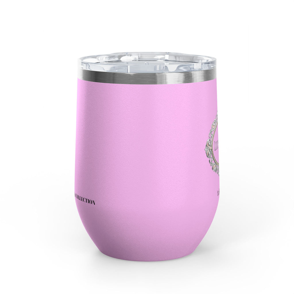 Wine Tumbler — Listing Machine "take a sip" Insulated 12oz Travel Cup