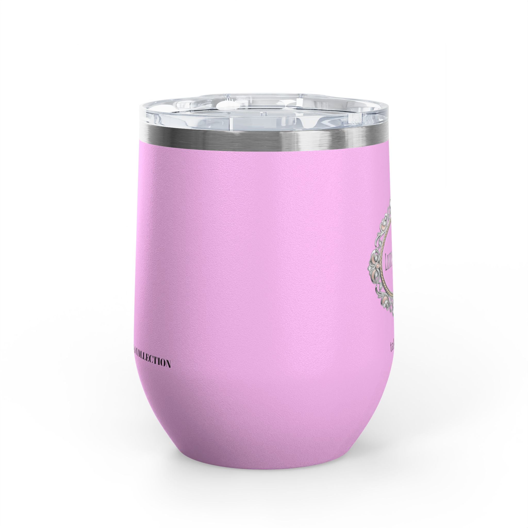 Wine Tumbler — Listing Machine "take a sip" Insulated 12oz Travel Cup