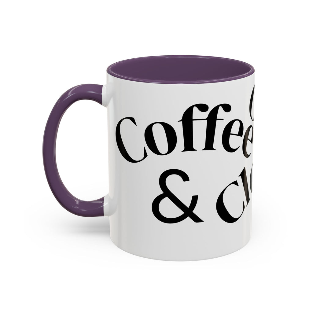 "Coffee.Contracts.Closings" Accent Inspirational Coffee Mug