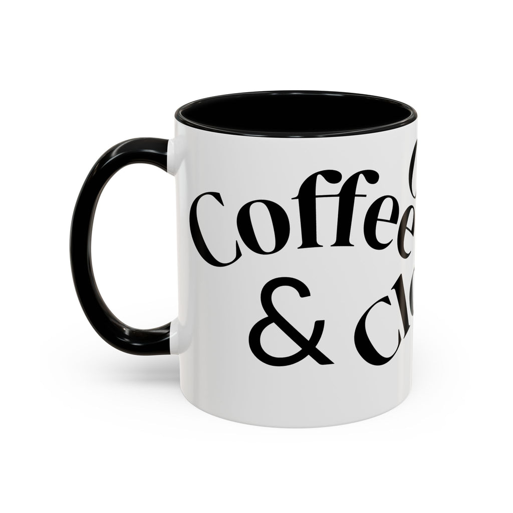 "Coffee.Contracts.Closings" Accent Inspirational Coffee Mug