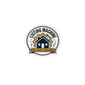 Listing Machine Branded Custom Shape Magnet — “Sell Faster • Close More” Real Estate Logo Magnet