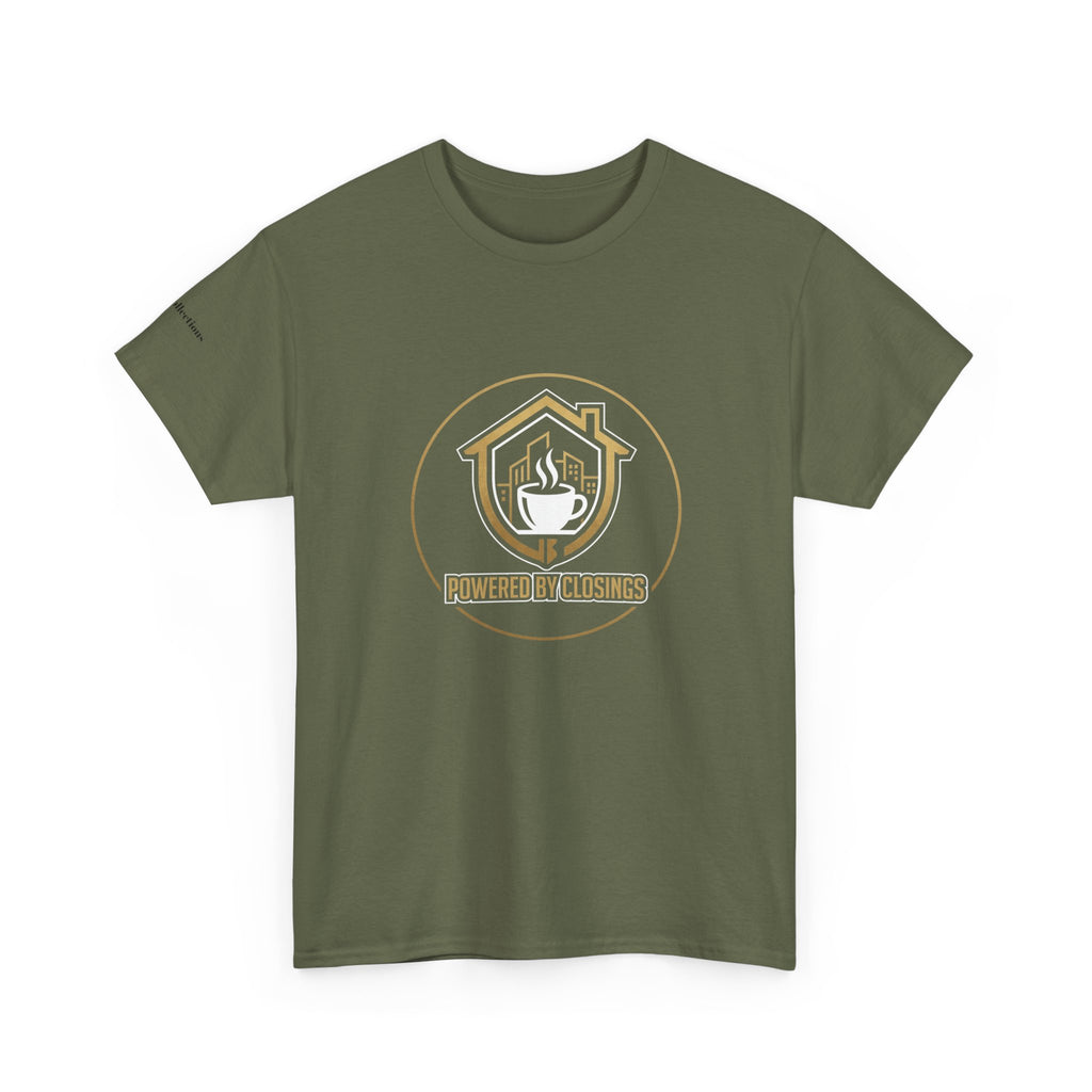 Powered by Closings Logo Tee