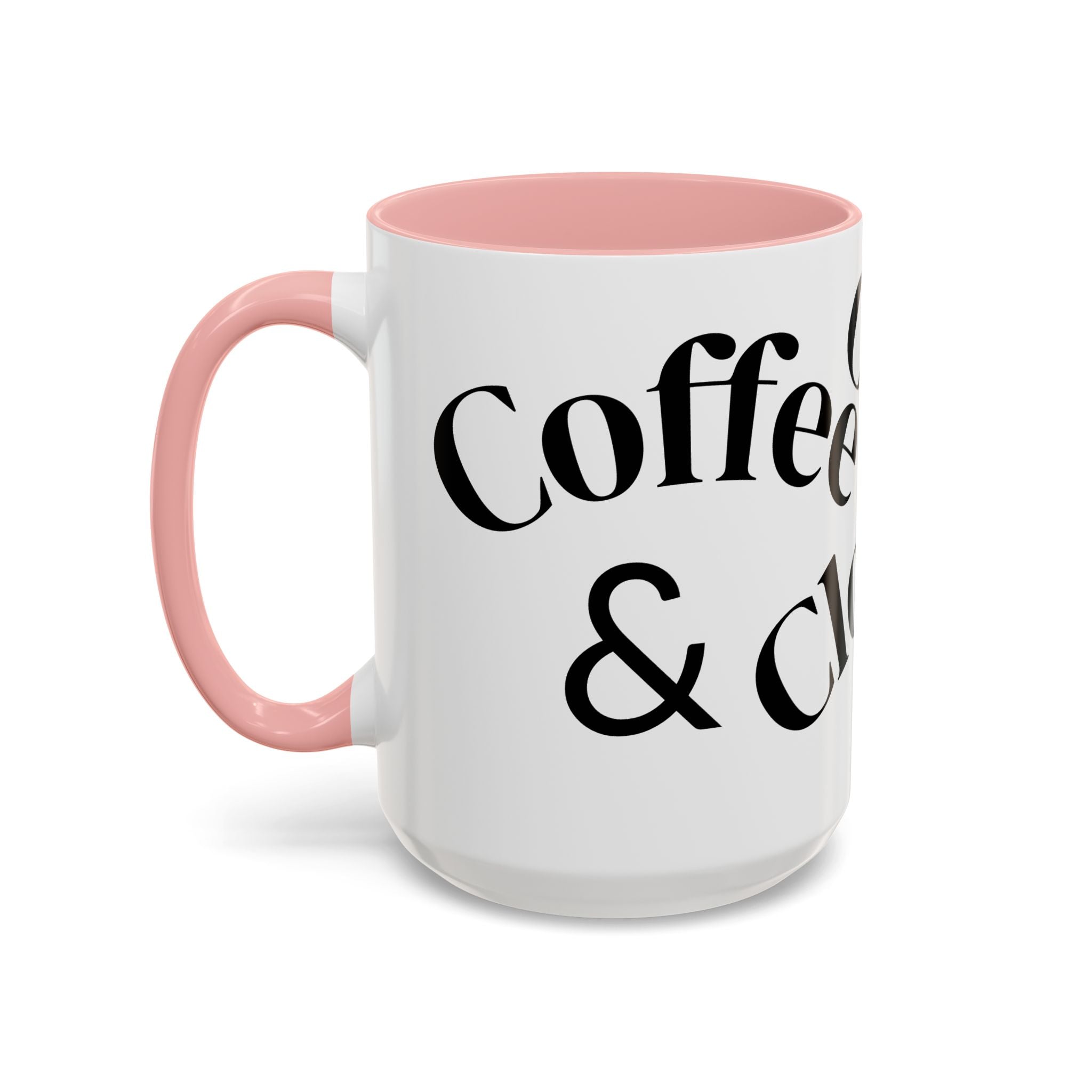 "Coffee.Contracts.Closings" Accent Inspirational Coffee Mug