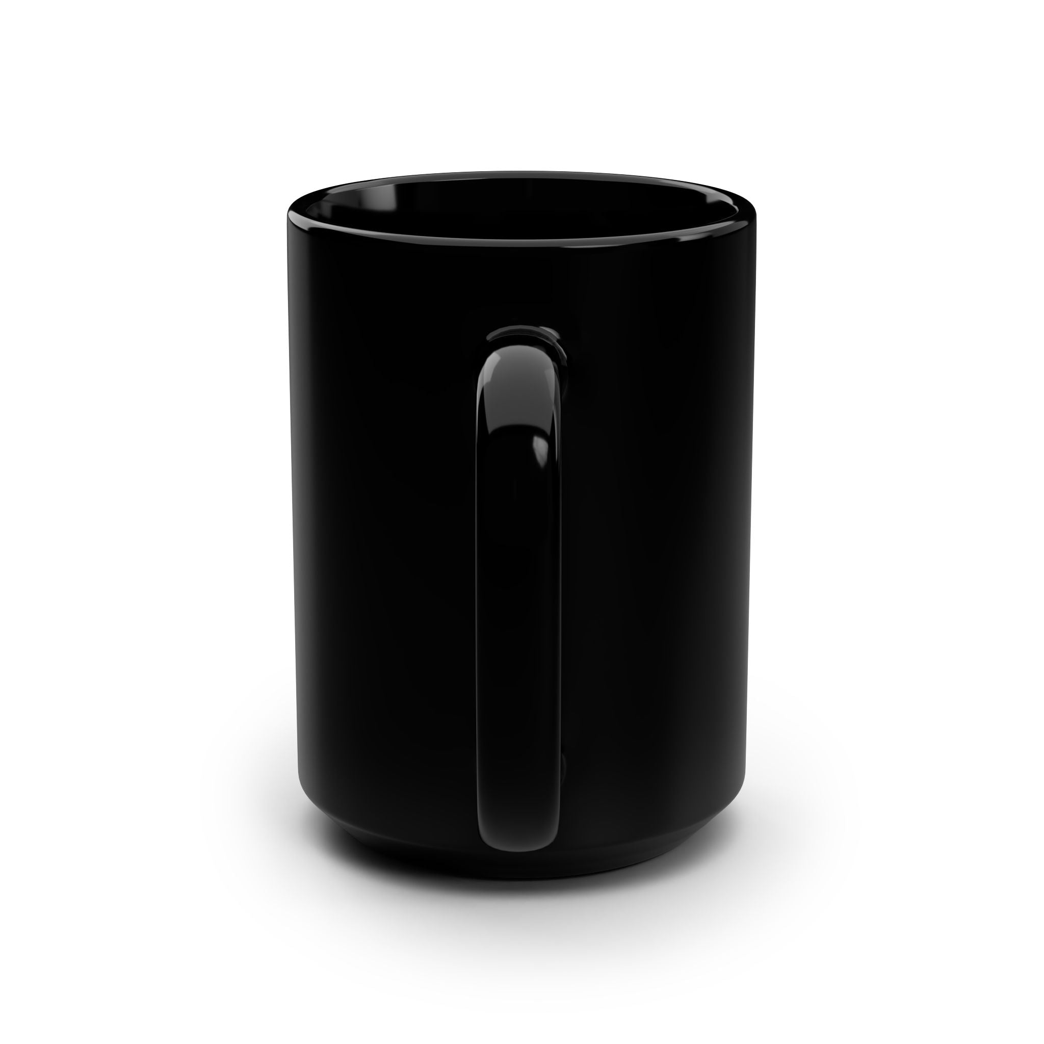 Real Estate Agent Coffee Mug — "Powered by Closings" 15oz Black Ceramic