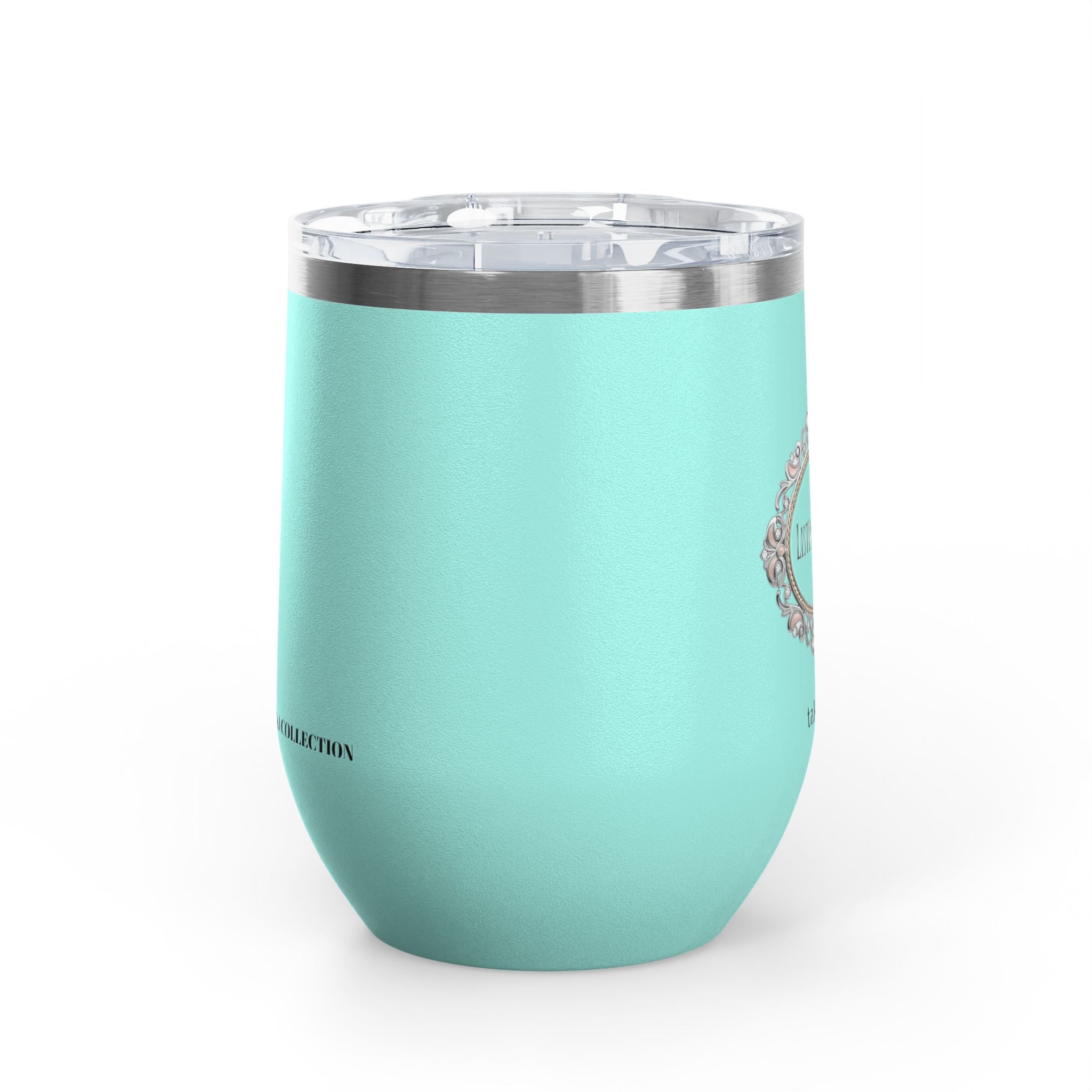 Wine Tumbler — Listing Machine "take a sip" Insulated 12oz Travel Cup