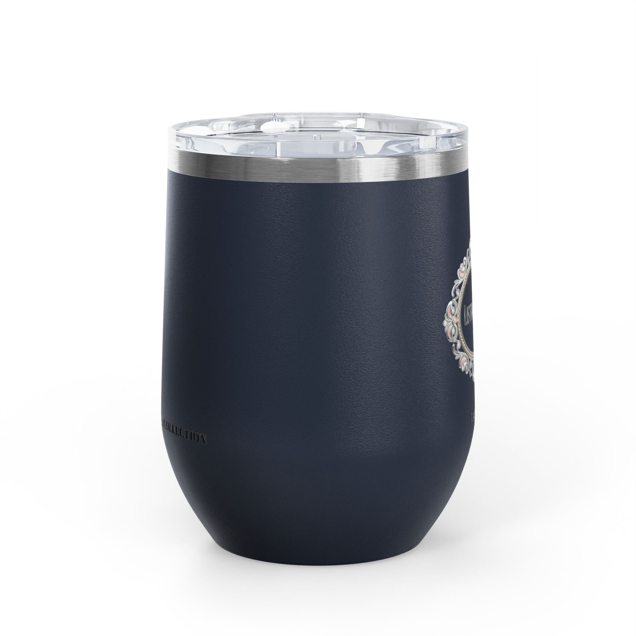 Wine Tumbler — Listing Machine "take a sip" Insulated 12oz Travel Cup
