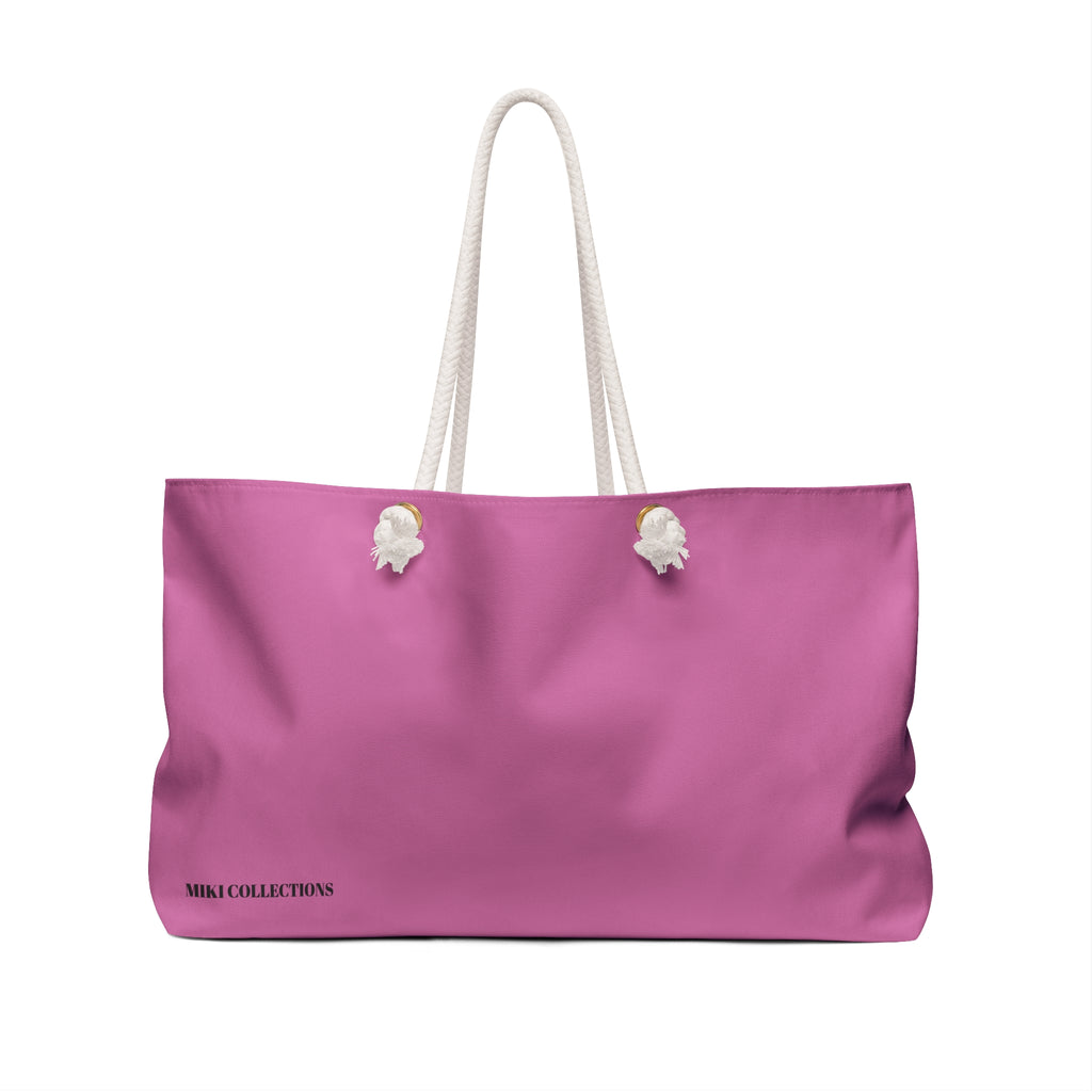 Weekender Bag — "Lifetime Agent No Procrastination" Cherry Print Travel Tote