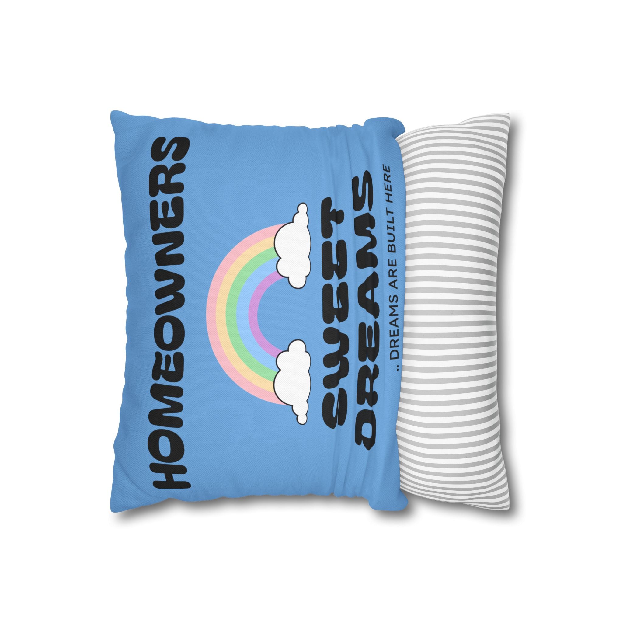 Decorative Pillowcase — “Listing Machine” Accent Pillow