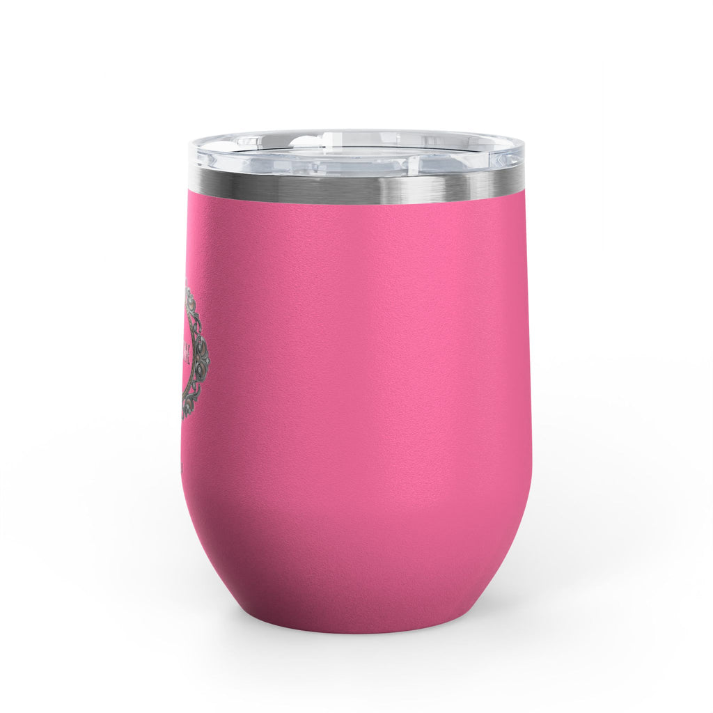 Wine Tumbler — Listing Machine "take a sip" Insulated 12oz Travel Cup