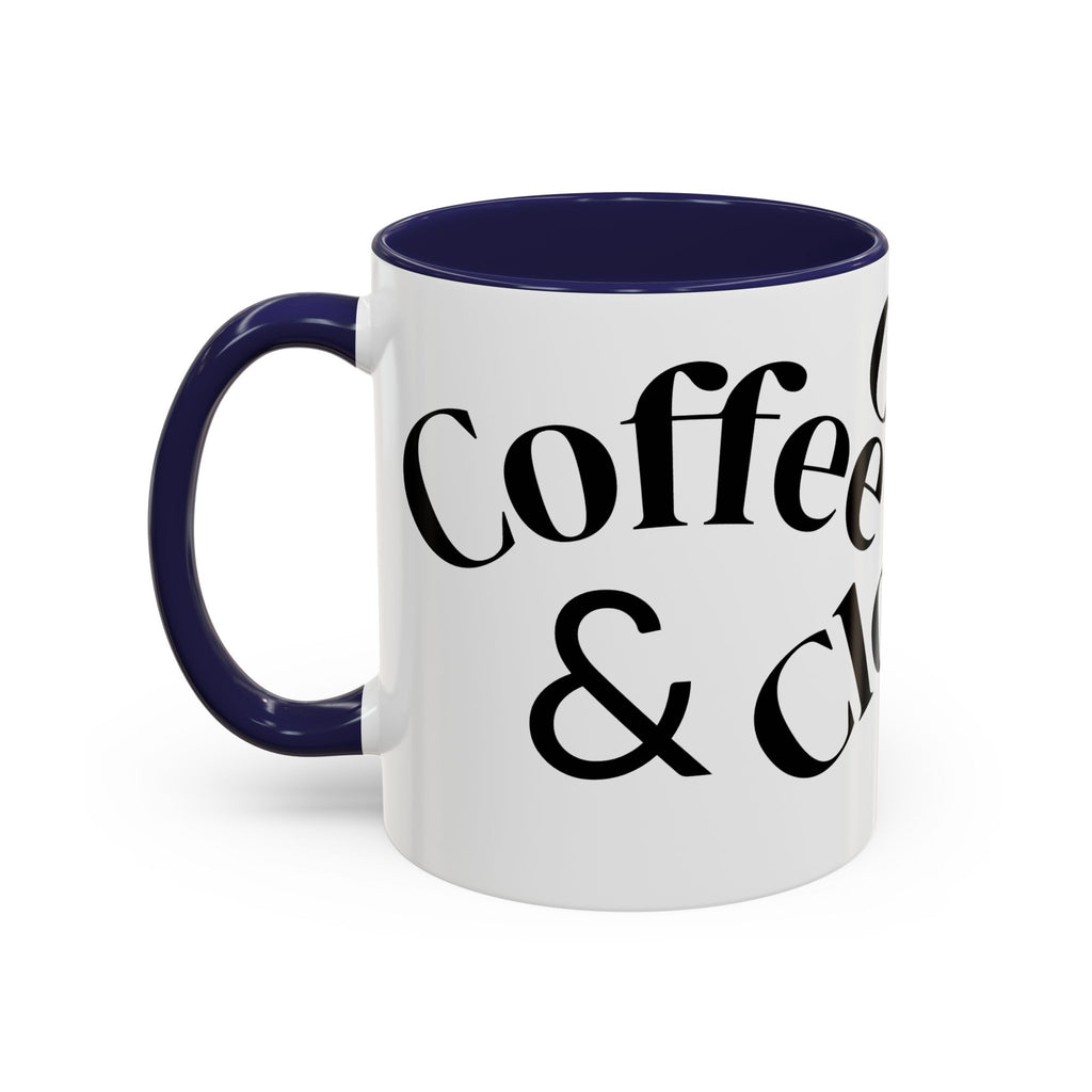 "Coffee.Contracts.Closings" Accent Inspirational Coffee Mug