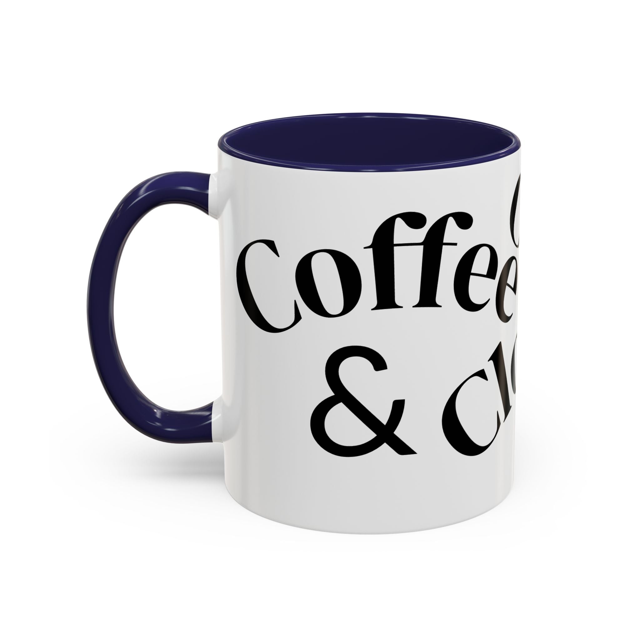 "Coffee.Contracts.Closings" Accent Inspirational Coffee Mug
