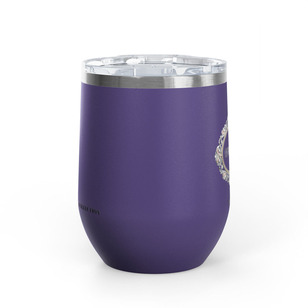 Wine Tumbler — Listing Machine "take a sip" Insulated 12oz Travel Cup