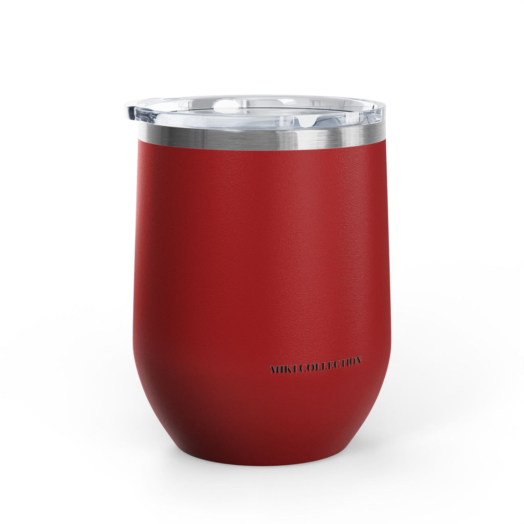 Wine Tumbler — Listing Machine "take a sip" Insulated 12oz Travel Cup