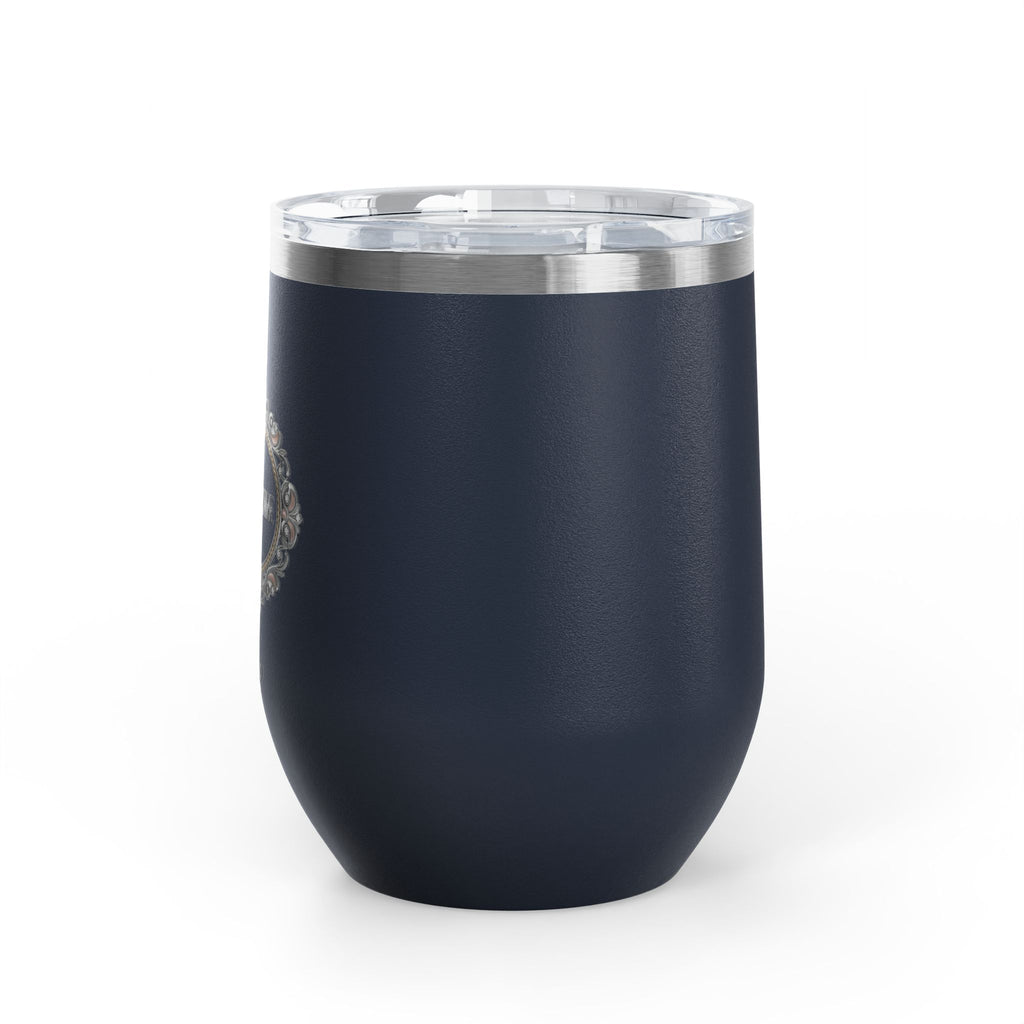 Wine Tumbler — Listing Machine "take a sip" Insulated 12oz Travel Cup