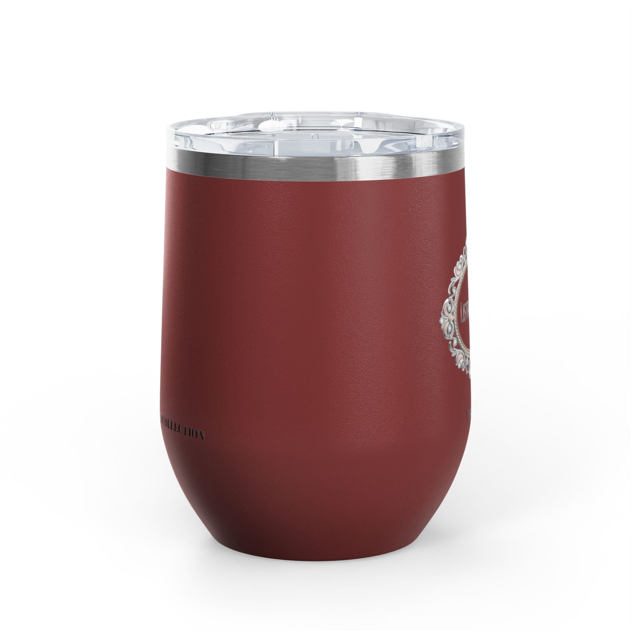 Wine Tumbler — Listing Machine "take a sip" Insulated 12oz Travel Cup