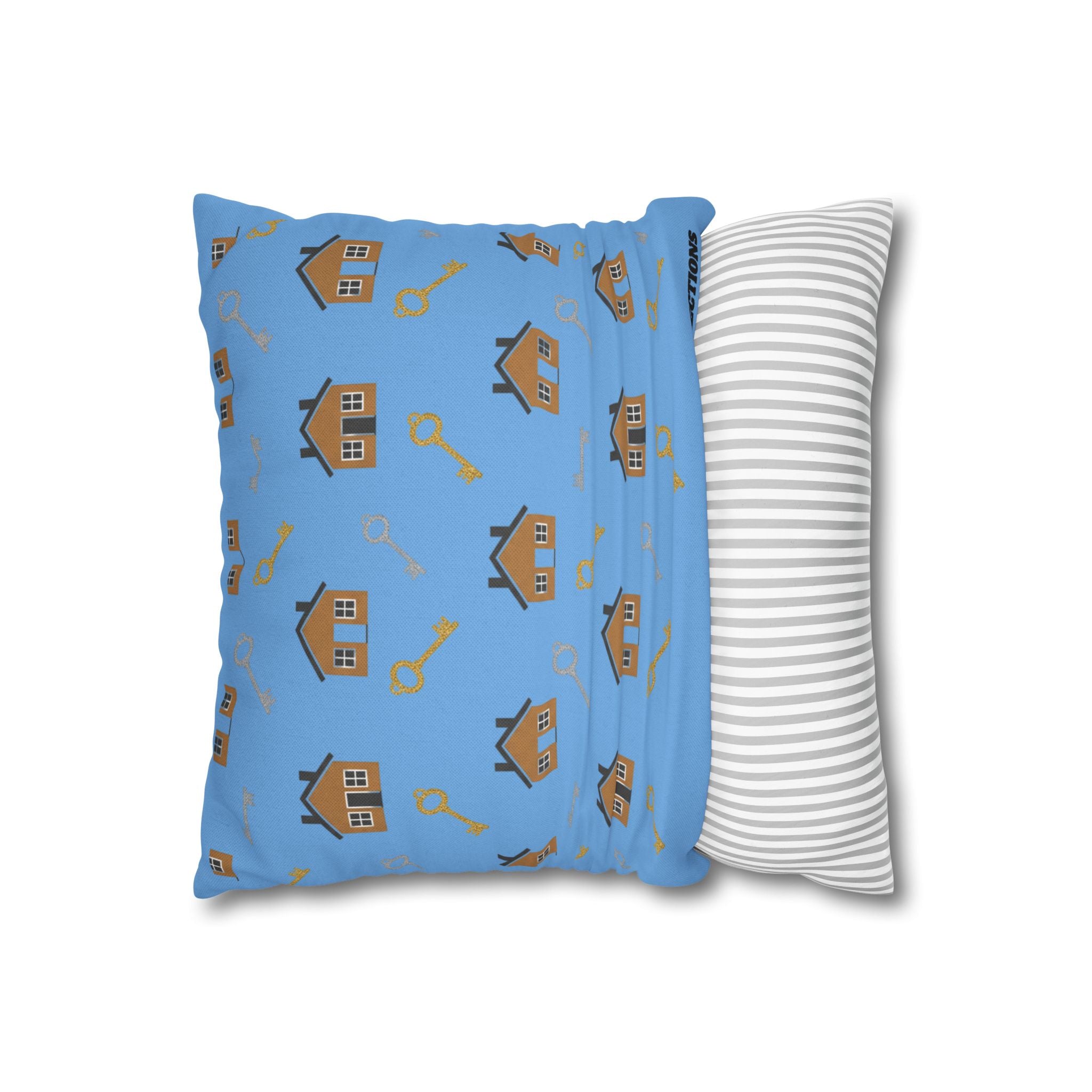 Decorative Pillowcase — “Listing Machine” Accent Pillow