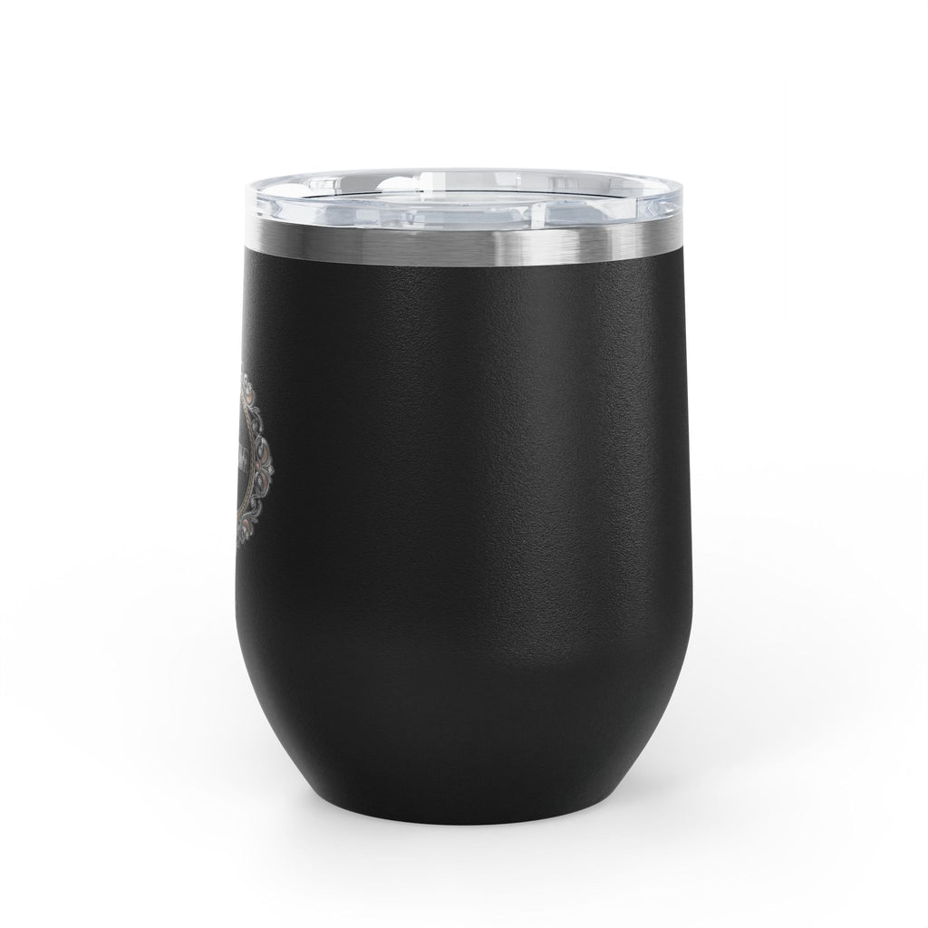 Wine Tumbler — Listing Machine "take a sip" Insulated 12oz Travel Cup