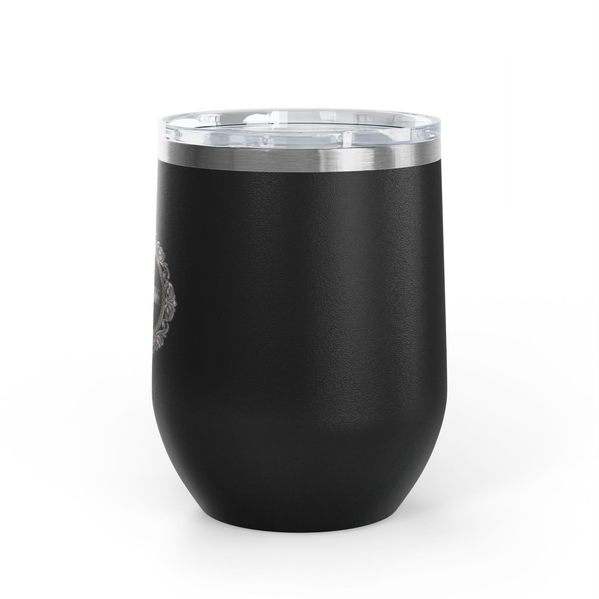 Wine Tumbler — Listing Machine "take a sip" Insulated 12oz Travel Cup