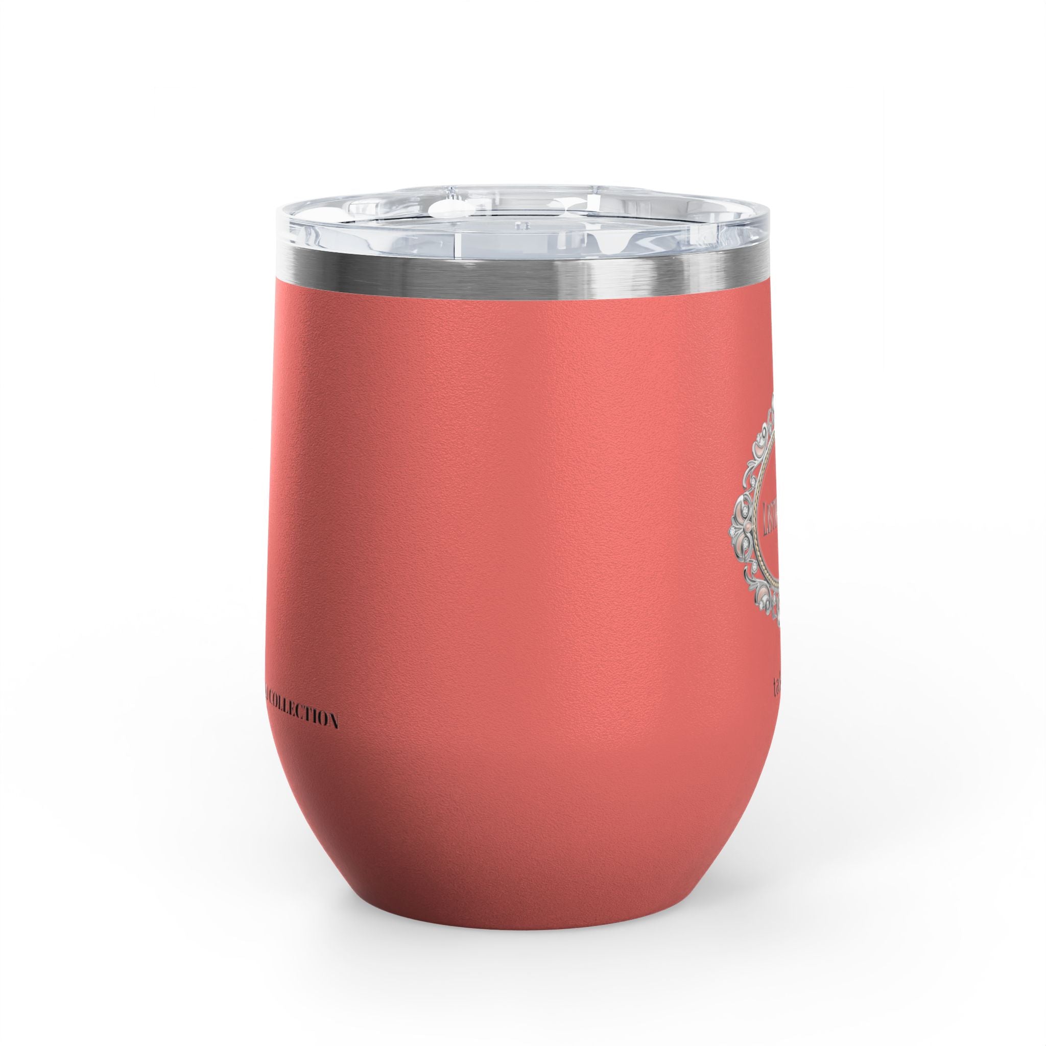 Wine Tumbler — Listing Machine "take a sip" Insulated 12oz Travel Cup