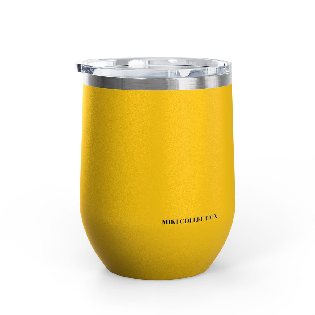 Wine Tumbler — Listing Machine "take a sip" Insulated 12oz Travel Cup