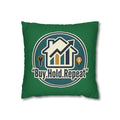 Buy. Hold. Repeat. Real Estate Pillowcase – Decorative Spun Polyester Cushion Cover