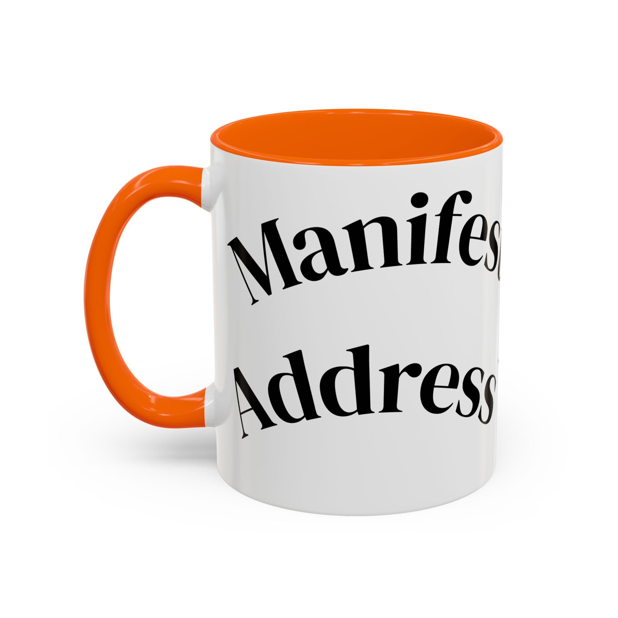Accent Coffee Mug — 'Keys to Manifest' Black-Accent Inspirational Coffee Mug