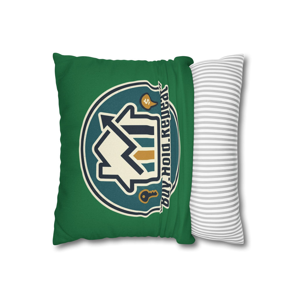 Buy. Hold. Repeat. Real Estate Pillowcase – Decorative Spun Polyester Cushion Cover