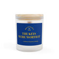 Celebration Candle — “The Keys Were Worth It” Frosted Glass 11oz
