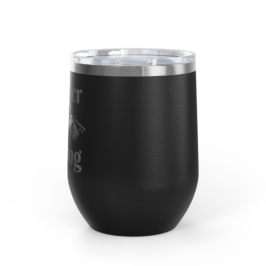 Wine Tumbler — "Another Deal Loading" take a sip Insulated 12oz Travel Cup