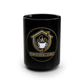 Real Estate Agent Coffee Mug — "Powered by Closings" 15oz Black Ceramic