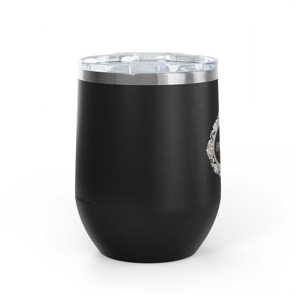 Wine Tumbler — Listing Machine "take a sip" Insulated 12oz Travel Cup