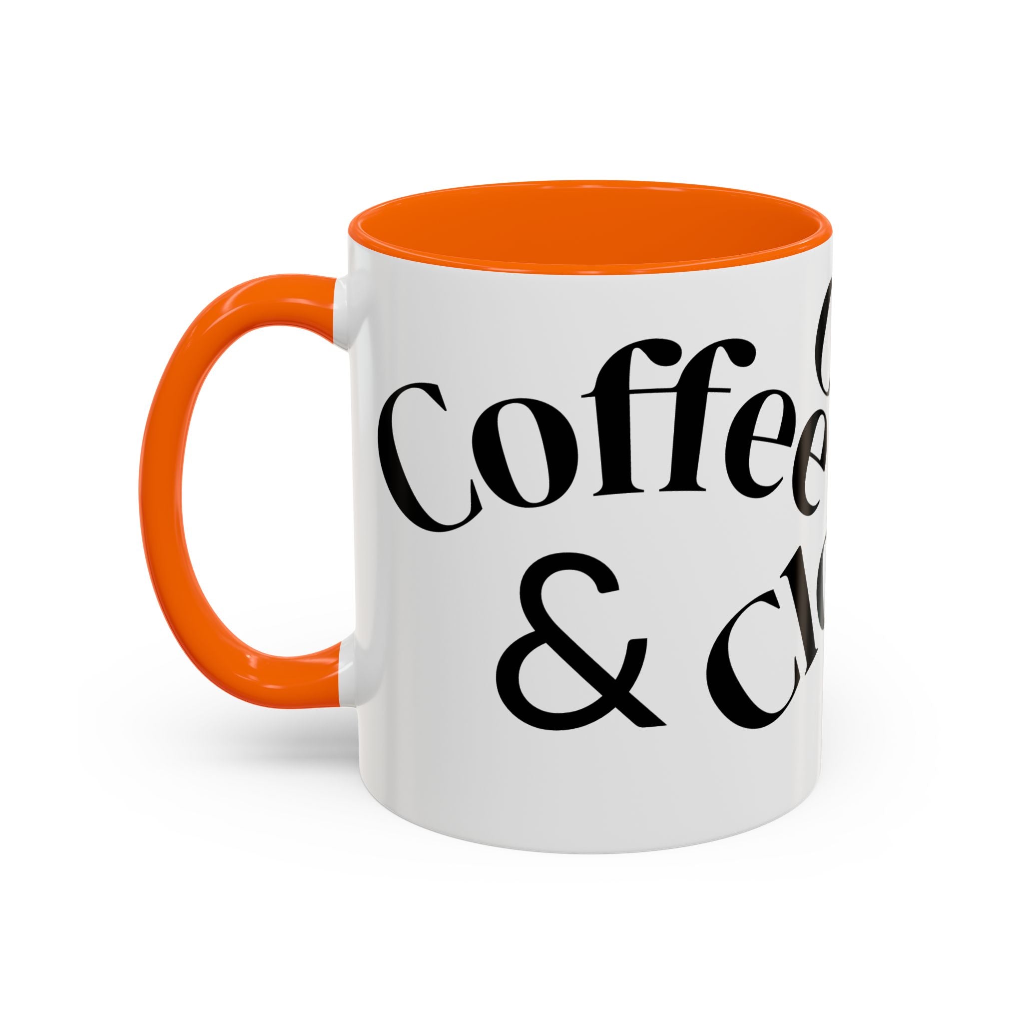 "Coffee.Contracts.Closings" Accent Inspirational Coffee Mug