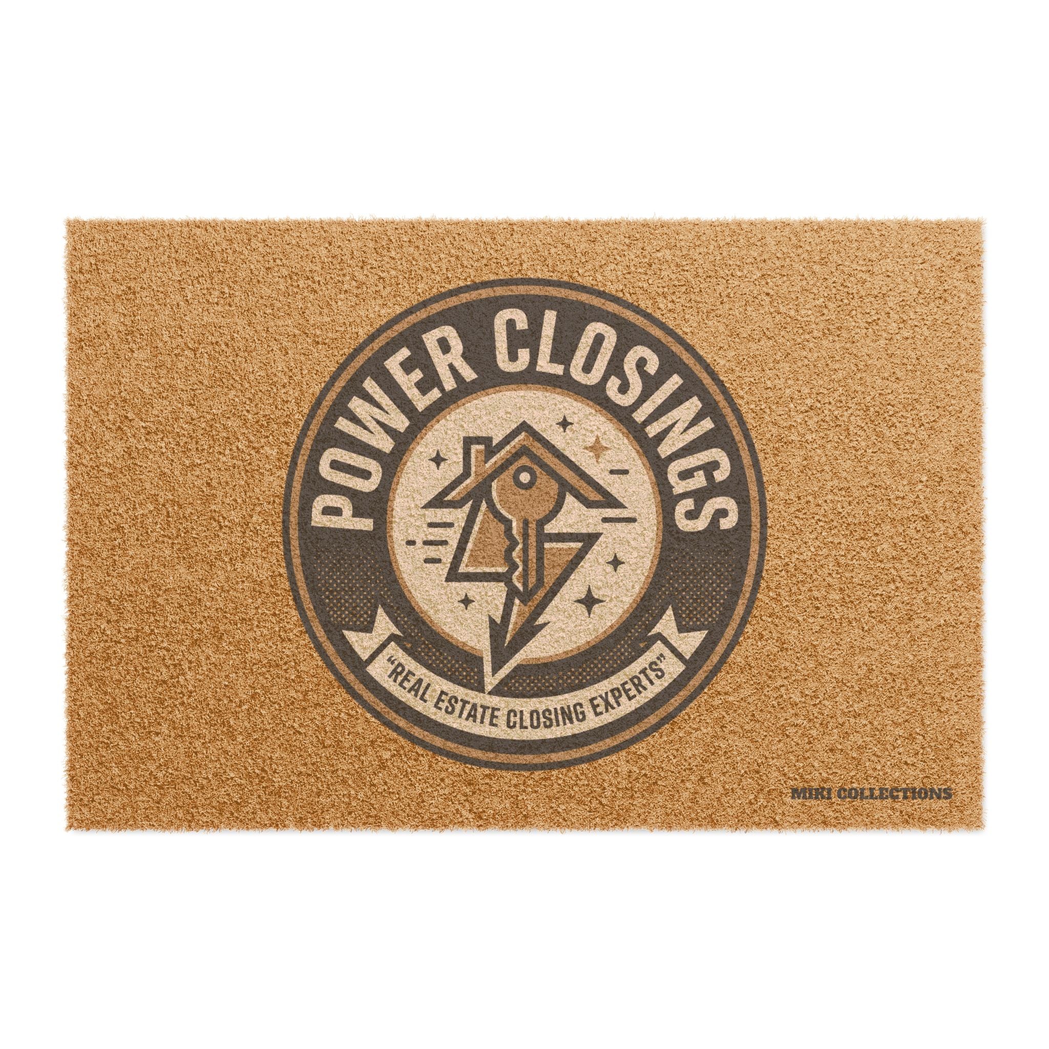 Power Closings Doormat — Real Estate Closing Agent Welcome Mat