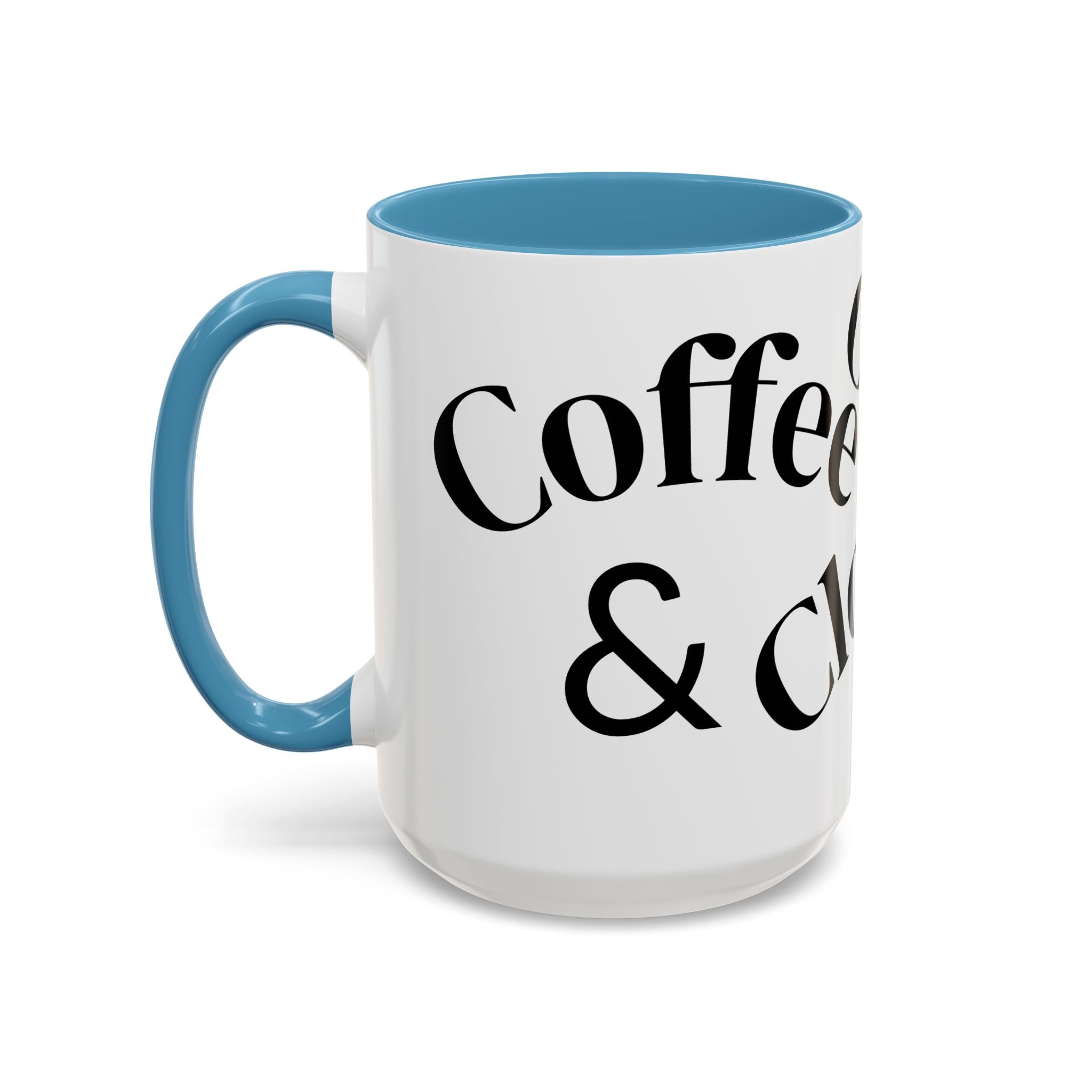 "Coffee.Contracts.Closings" Accent Inspirational Coffee Mug