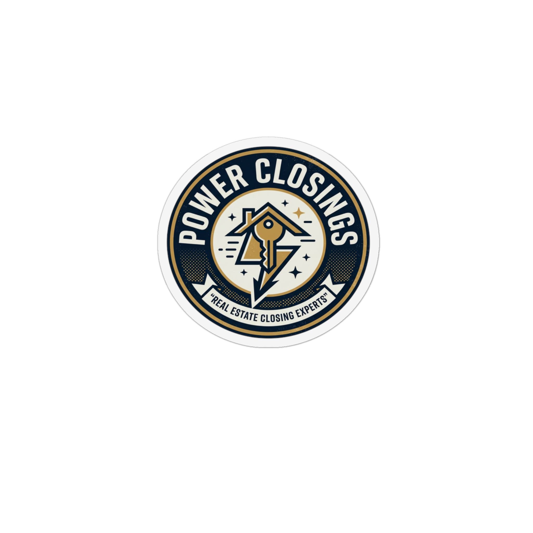 Power Closings Custom Shape Magnet — Real Estate Closing Experts Promotional Magnet
