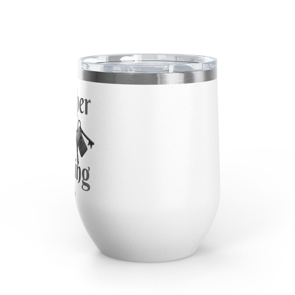 Wine Tumbler — "Another Deal Loading" take a sip Insulated 12oz Travel Cup