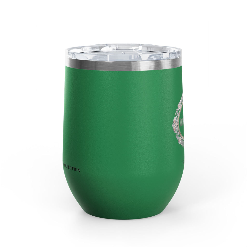 Wine Tumbler — Listing Machine "take a sip" Insulated 12oz Travel Cup