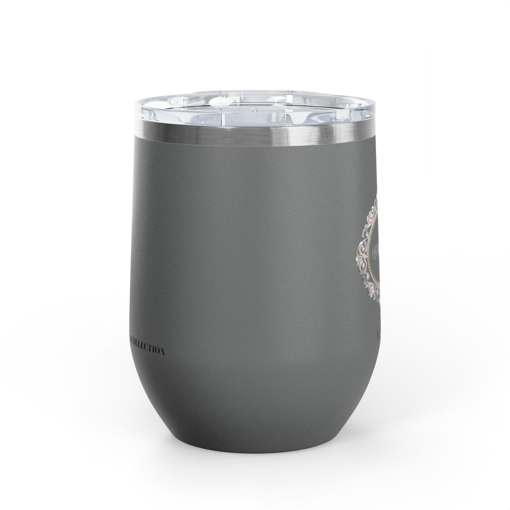 Wine Tumbler — Listing Machine "take a sip" Insulated 12oz Travel Cup