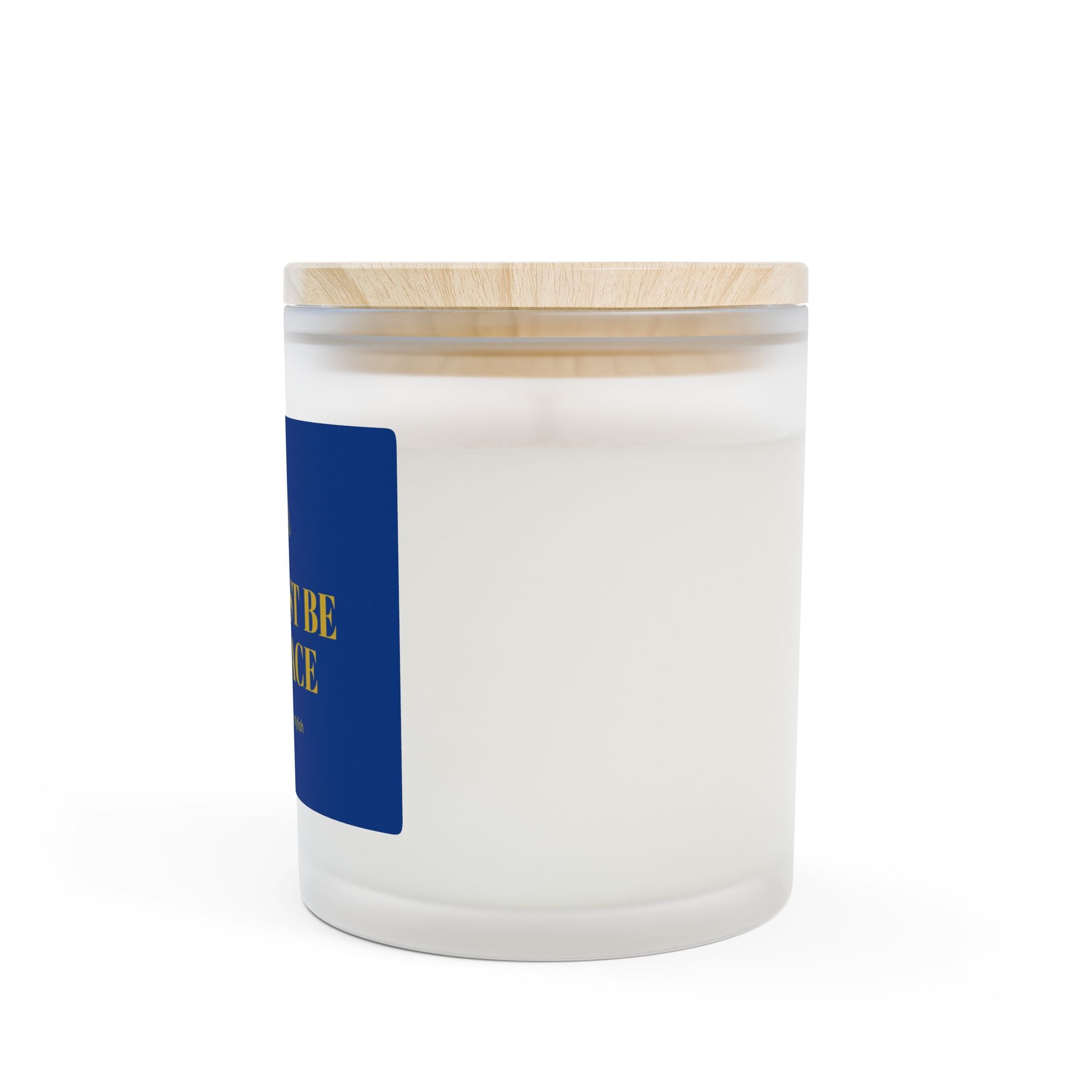 "This Must Be The Place" Frosted Glass Candle, 11oz
