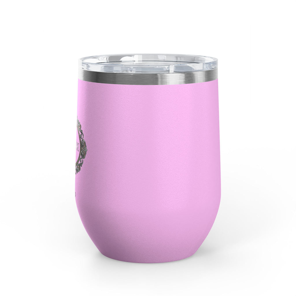 Wine Tumbler — Listing Machine "take a sip" Insulated 12oz Travel Cup