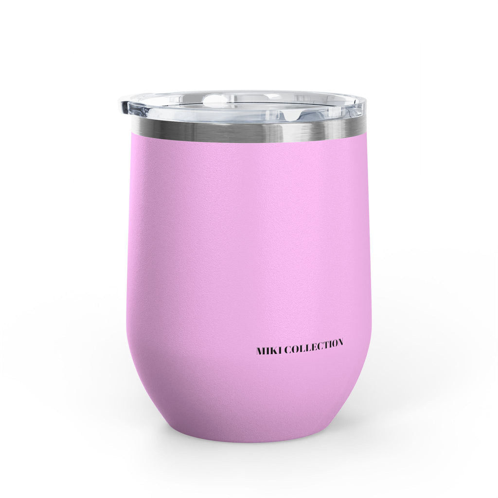Wine Tumbler — Listing Machine "take a sip" Insulated 12oz Travel Cup