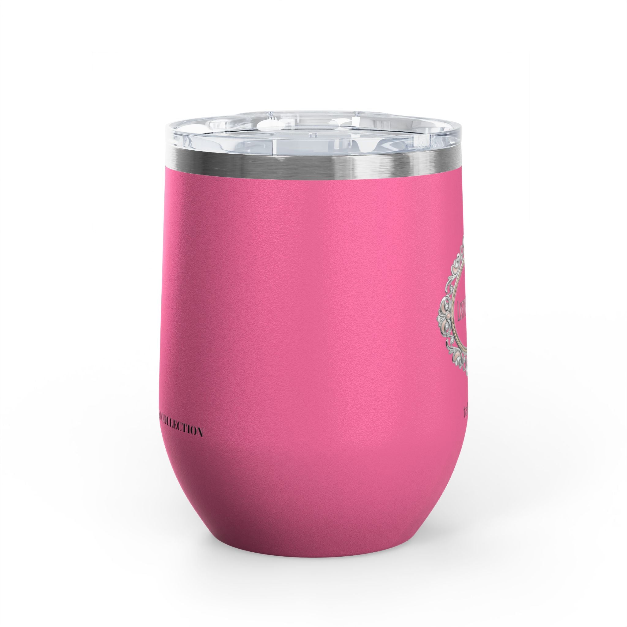 Wine Tumbler — Listing Machine "take a sip" Insulated 12oz Travel Cup