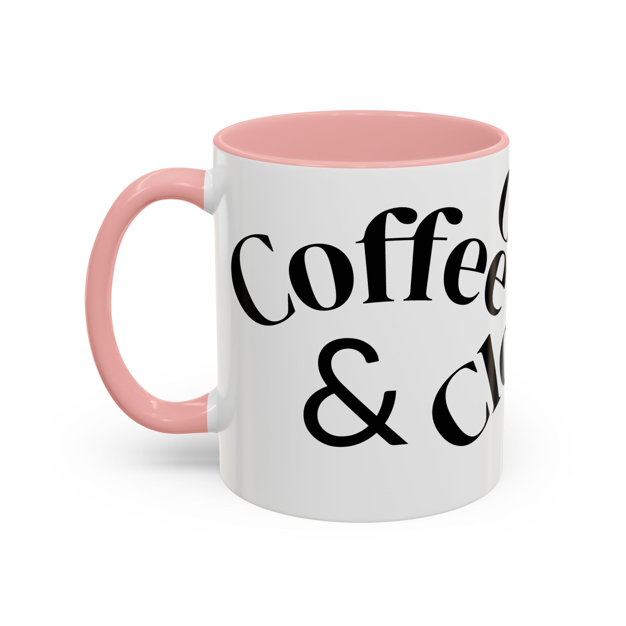 "Coffee.Contracts.Closings" Accent Inspirational Coffee Mug
