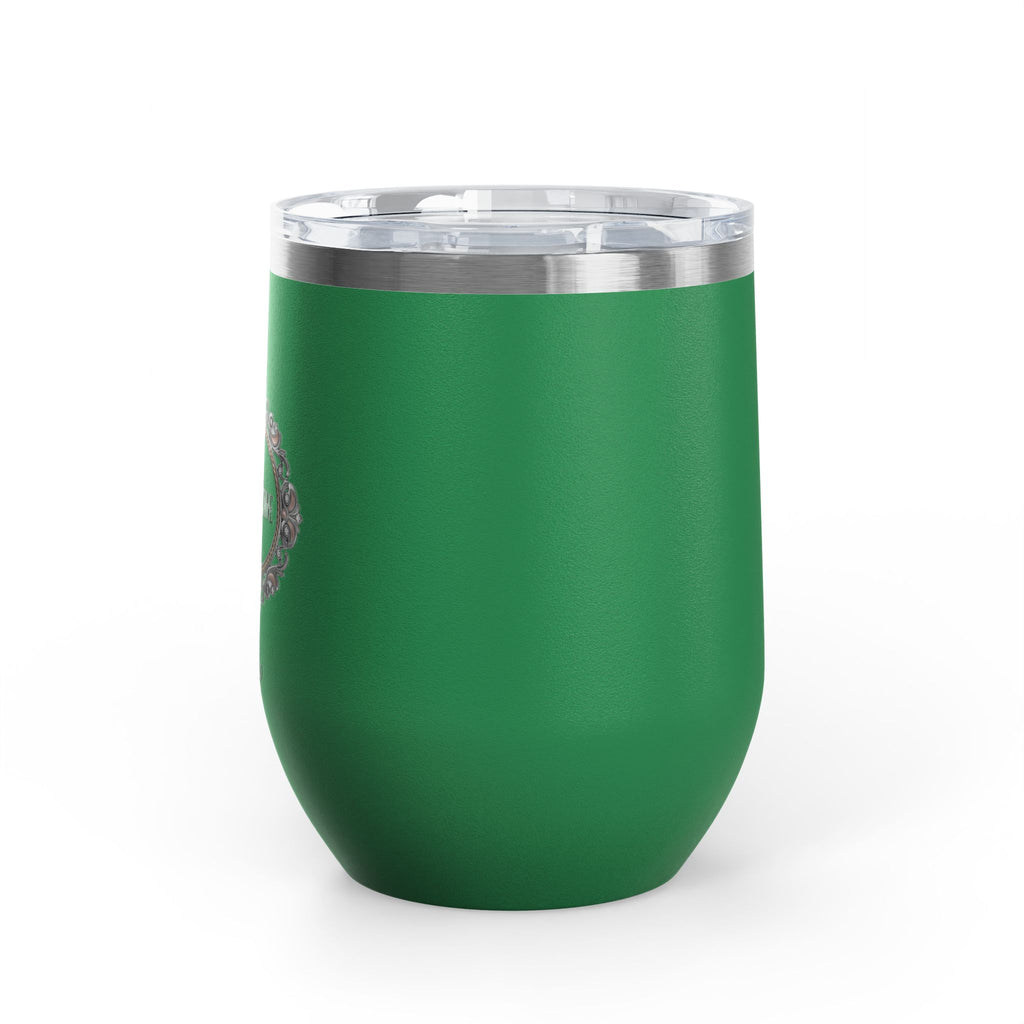 Wine Tumbler — Listing Machine "take a sip" Insulated 12oz Travel Cup