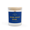 “Home Sweet Home” Frosted Glass Scented Candle, 11 oz