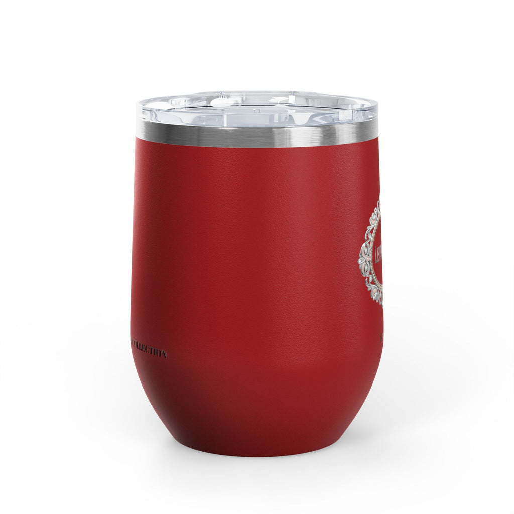 Wine Tumbler — Listing Machine "take a sip" Insulated 12oz Travel Cup