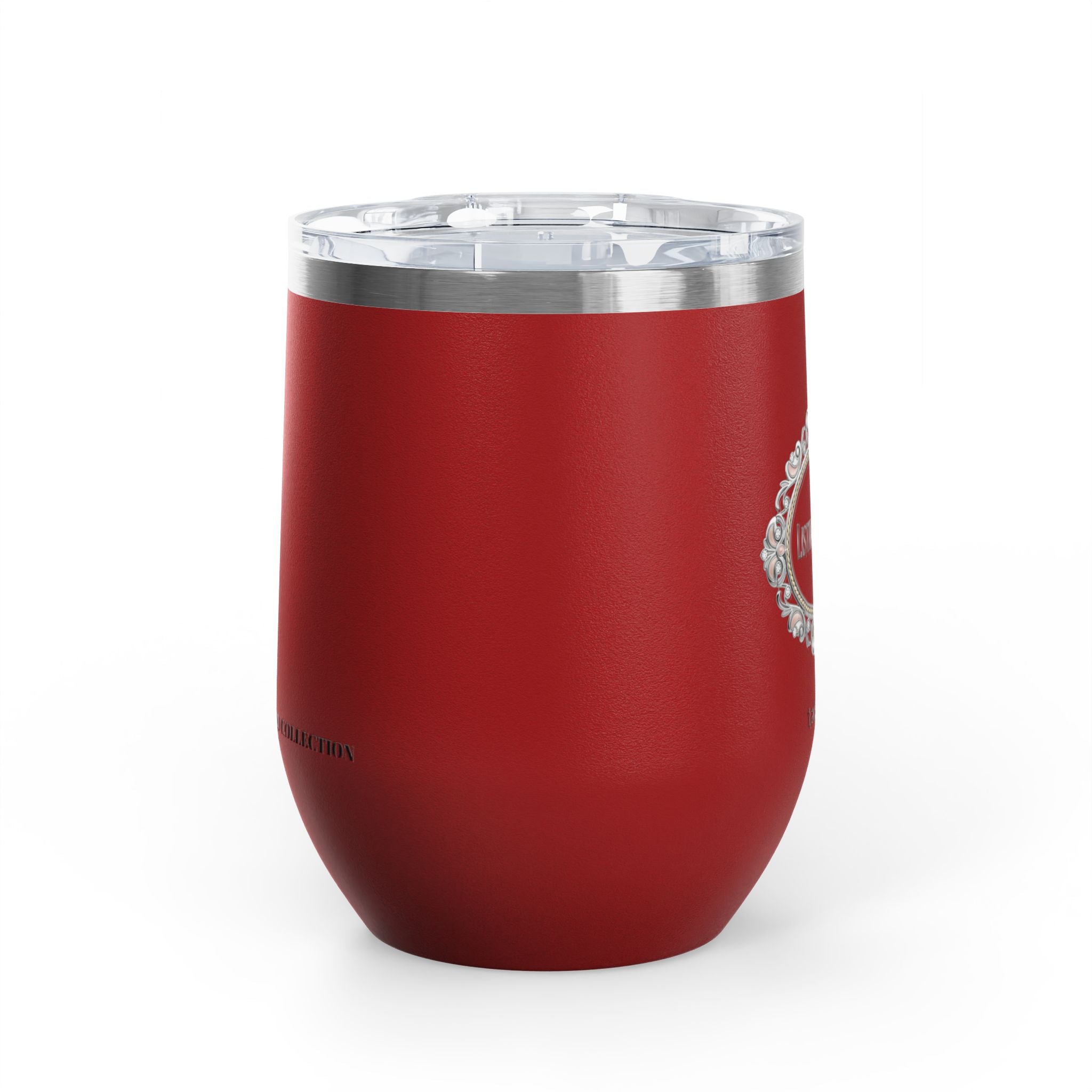 Wine Tumbler — Listing Machine "take a sip" Insulated 12oz Travel Cup