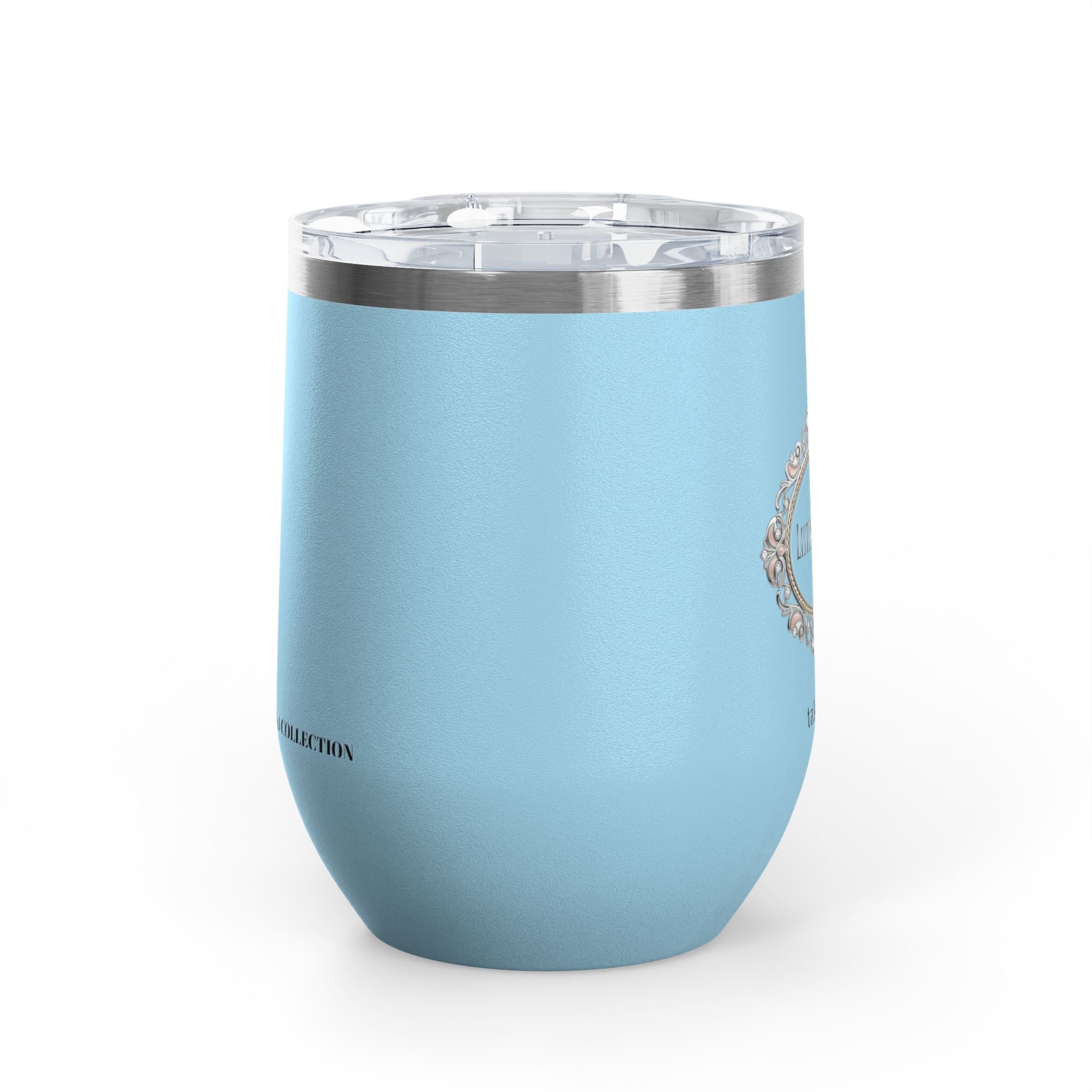 Wine Tumbler — Listing Machine "take a sip" Insulated 12oz Travel Cup