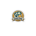Cash Flow Club Magnet — Custom Shape Money Logo Magnetic Sticker