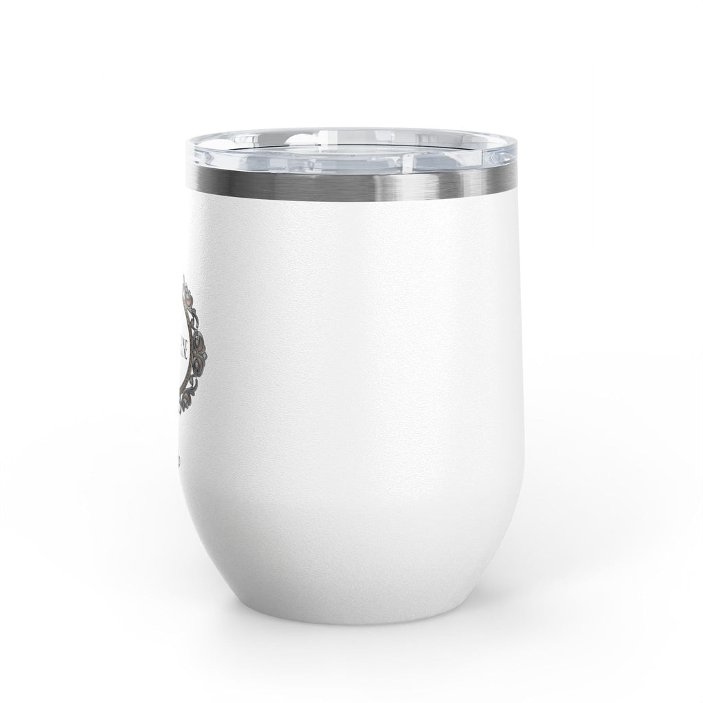 Wine Tumbler — Listing Machine "take a sip" Insulated 12oz Travel Cup
